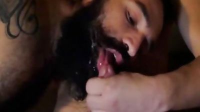 lusty hairy A Dn Bearded guys pound unprotected bare buttholes With No cum drum Or Lube, Ass, Hairy, Masturbating