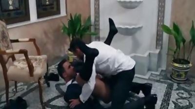 Suited fuck Logan Moore nailed By His Employe, Office, Suit and Tie, Logan Moore