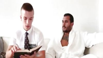 Yury slammed By Lucio Saints (spanish), Blowjob, Brunette, Deepthroat, Lucio Saints