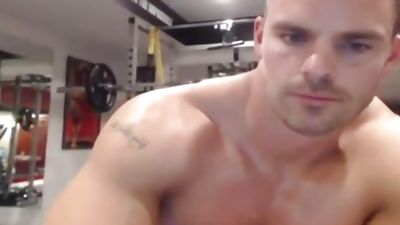 Straight Muscle chap On web camera, Webcam, Gay, Muscle