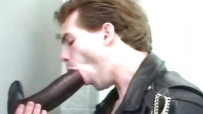 WHITE legal age teenager engulfing A gigantic darksome AFRICAN MON ..., Black, Blowjob, Teen, Gay