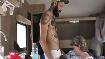 STEPDADDY makes a decision TO USE twink SON AS A CUMDUMP!, Blowjob, Teen, Gay