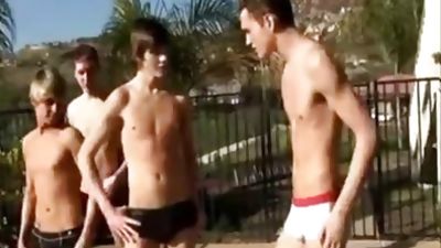tasty twinks Playing And nailing After Poolparty, Amateur, Blowjob, Homemade, Gay
