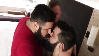 Benny three-some, Threesome, Gay, Bears