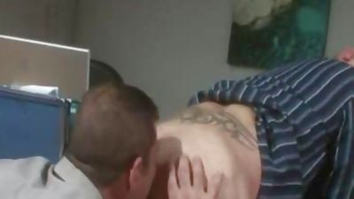Unsuitable Nick and Ben nail in office, Blowjob, Daddies, Old Man